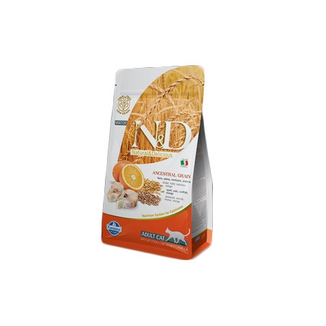 FARMINA N&D Low Ancestral Grain Adult con Merluzzo e Arancia 10 kg. - 