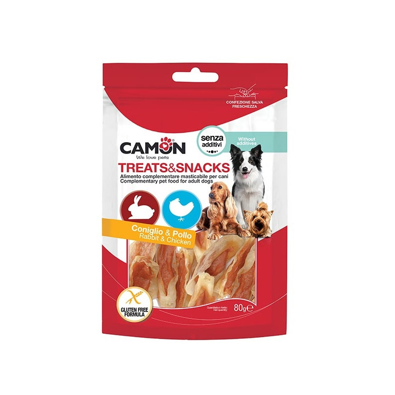 CAMON Orecchie di Coniglio e Pollo 80 gr.