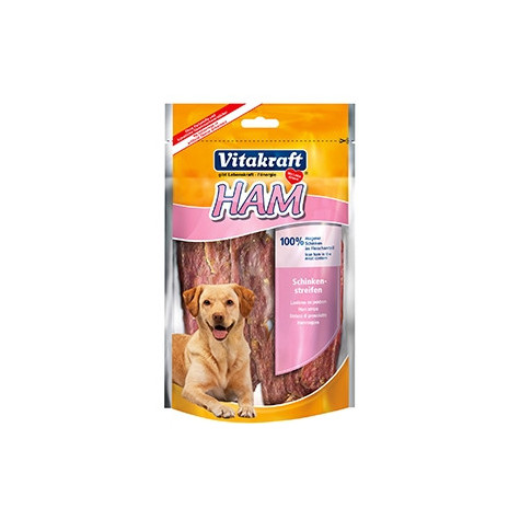 VITAKRAFT Snack Schinkenstreifen vom Schwein 80 gr.