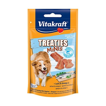 VITAKRAFT SNACK TREATIES BITS MINI SALMONE E OMEGA 3 48 GR.