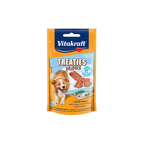 VITAKRAFT SNACK TREATIES BITS MINI SALMONE E OMEGA 3 48 GR.