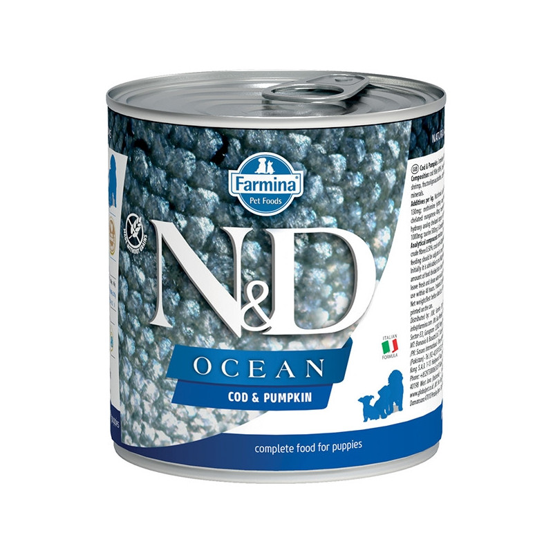 FARMINA N&D OCEAN Mini Puppy con Merluzzo e Zucca 285 gr.