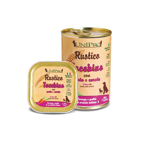UNIPRO Rustic Turkey with Pasta and Carrots 400 gr.