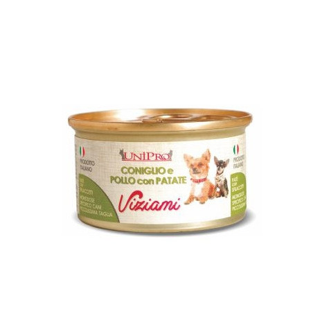 UNIPRO Viziami Coniglio e Pollo con Patate 85 gr. - 