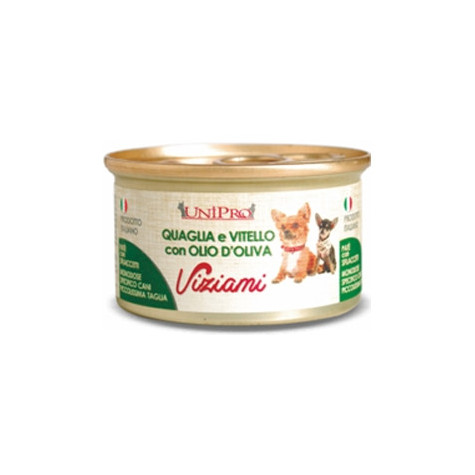UNIPRO Viziami Quaglia e Vitello con Olio d'Oliva 85 gr. - 