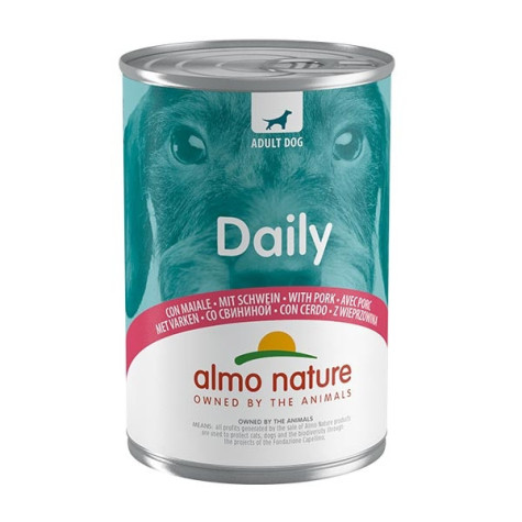 ALMO NATURE Tagesmenü mit Schweinefleisch 400 gr.