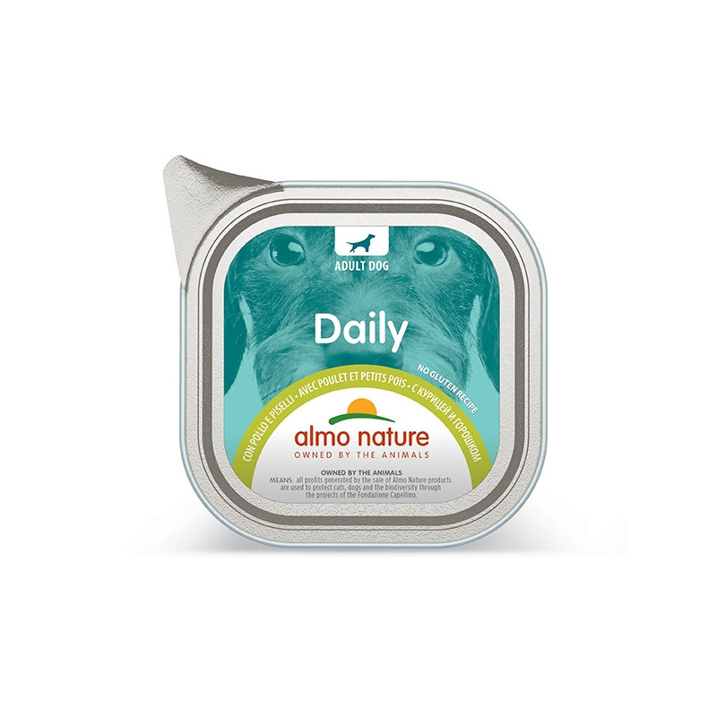 ALMO NATURE Daily Menu con con Pollo e Piselli 100 gr.