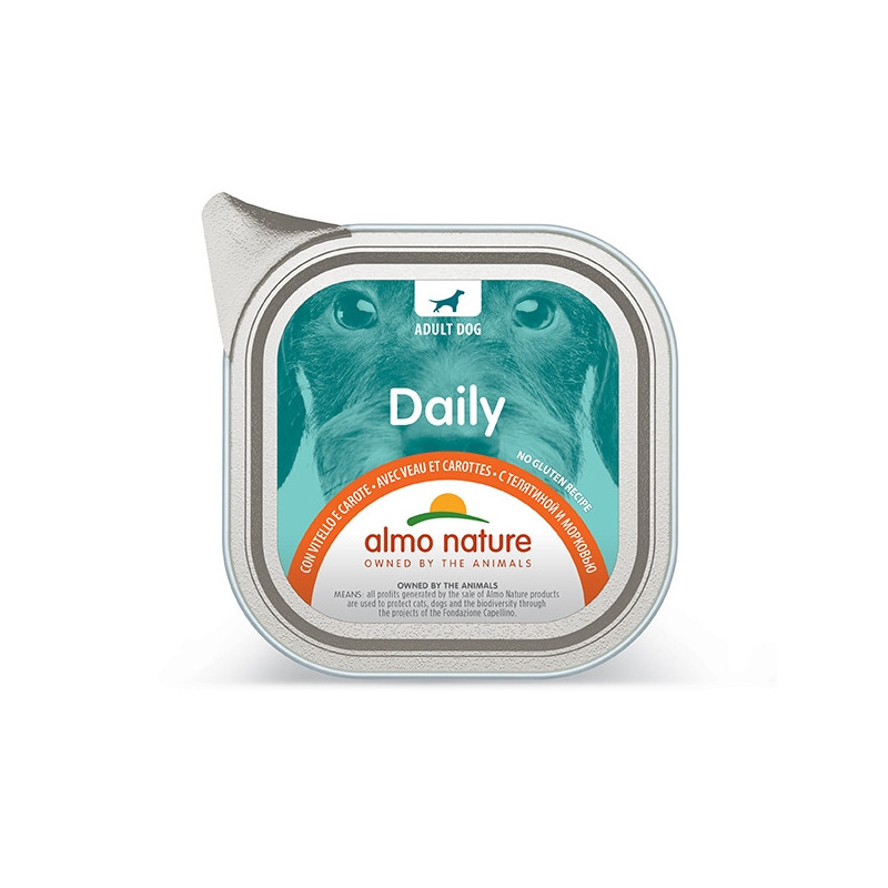 ALMO NATURE Daily Menu con Vitello e Carote 100 gr.