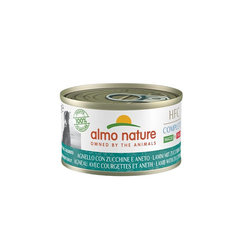 ALMO NATURE HFC Complete Made in Italy Lamm mit Zucchini und Dill 95 gr.