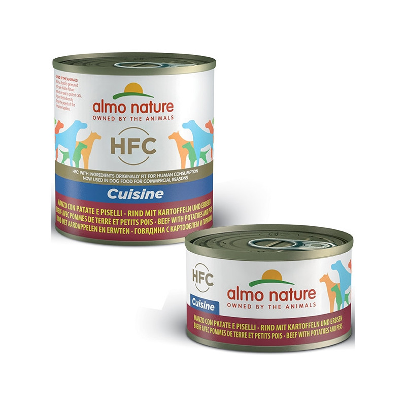 ALMO NATURE HFC Cuisine Manzo con Patate e Piselli 95 gr.
