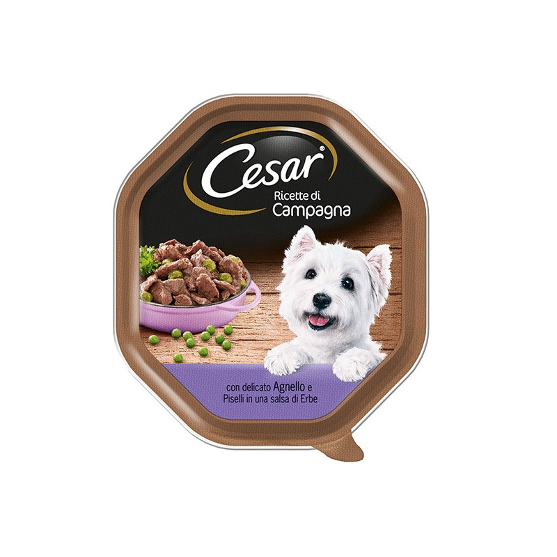 CESAR Ricetta di Campagna Agnello e Piselli in Salsa di Erbe 150 gr.