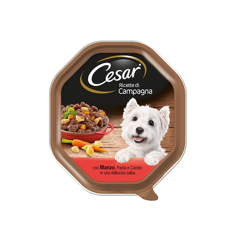 CESAR Ricette di Campagna Manzo Pasta e Carote 150 gr.