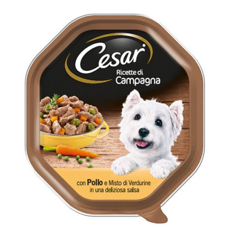 CESAR Country Recipes Chicken and Mixed Vegetables 150 gr.