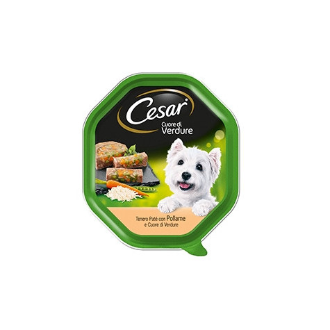CESAR Selection of the Vegetable Garden Heart of Vegetables with Poultry 150 gr.