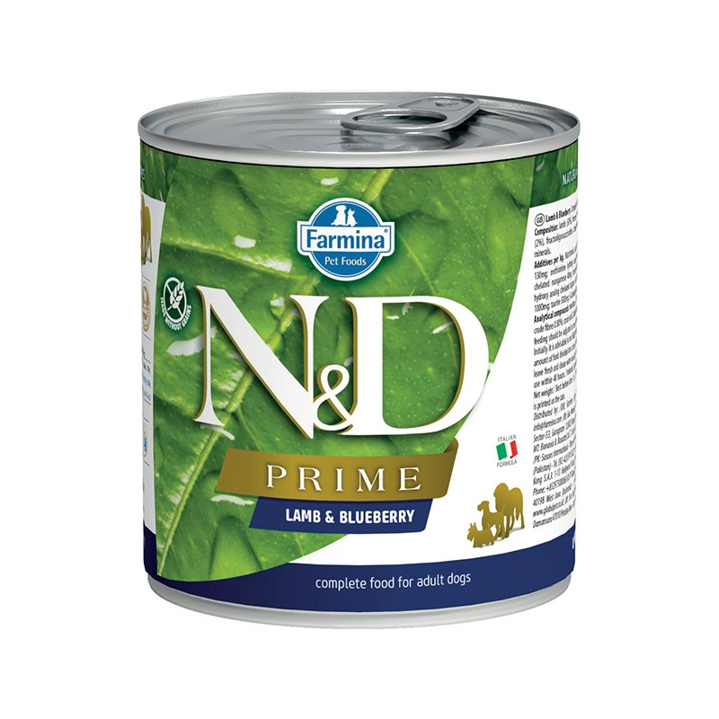 FARMINA N&D PRIME con Agnello e Mirtilli 285 gr.