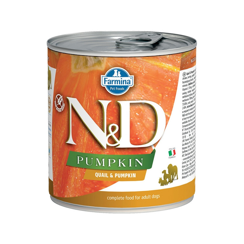 FARMINA N&D PUMPKIN con Quaglia e Zucca 285 gr.