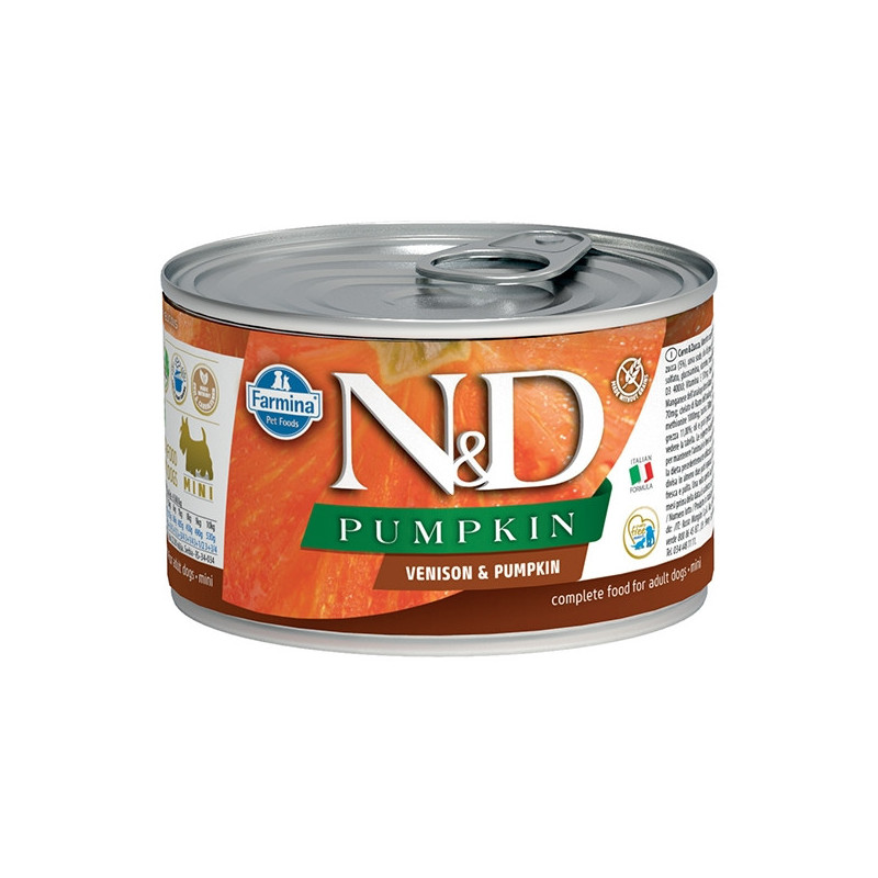 FARMINA N&D PUMPKIN Mini mit Wild und Kürbis 140 gr.