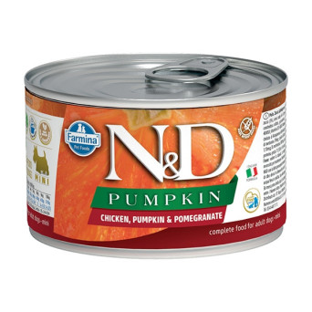 FARMINA N&D PUMPKIN Mini with Chicken, Pumpkin and Pomegranate 140 gr.