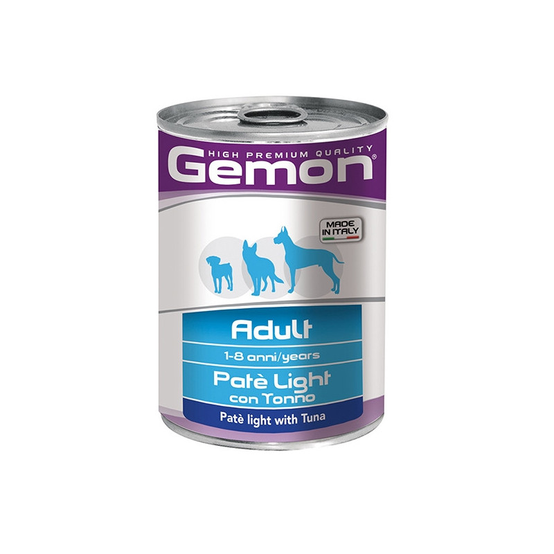 GEMON Adult Paté Light with Tuna 400 gr.