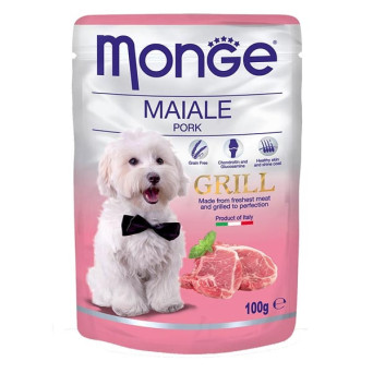 MONGE Grill Chunks with Pork 100 gr.