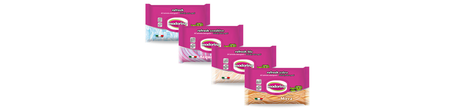 SALVIETTE E GUANTI Per una perfetta cura e igiene del cane